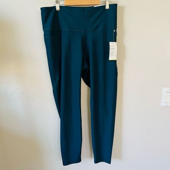 Old Navy Pants - GAP Old Navy NWT Activate Leggings 7/8 High Rise XL Dark Teal